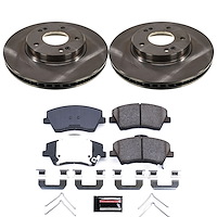KOE9239 OE Stock Replacement Low-Dust Ceramic Brake Pad & Rotor Kit