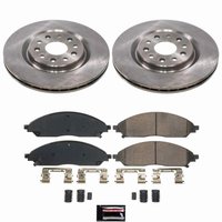 KOE9293 OE Stock Replacement Low-Dust Ceramic Brake Pad & Rotor Kit