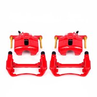 Performance Front Brake Calipers Powder Coated Red Pair