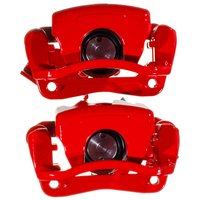 S15058 Autospecialty by PowerStop Replacement Brake Caliper Pair, Rear, Red Powder Coat