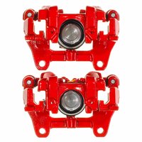 S15140 Autospecialty by PowerStop Replacement Brake Caliper Pair, Rear, Red Powder Coat