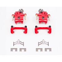 Performance Rear Brake Calipers Powder Coated Red Pair