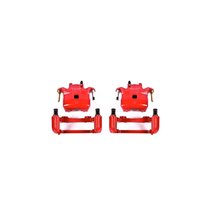 Performance Front Brake Calipers Powder Coated Red Pair