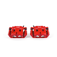 Performance Front Brake Calipers Powder Coated Red Pair