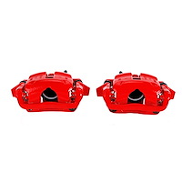 S3320A RED CALIPER PAIR W/BRKT