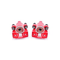 Performance Rear Brake Calipers Powder Coated Red Pair