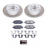 SC2427 Semi-Coated Rotor & Low-Dust Ceramic Brake Pad Kit