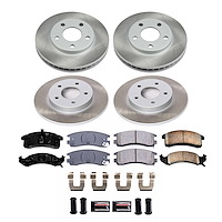 SC2760 Semi-Coated Rotor & Low-Dust Ceramic Brake Pad Kit