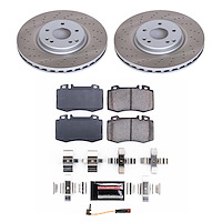SC2950 Semi-Coated Rotor & Low-Dust Ceramic Brake Pad Kit