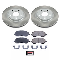 SC3032 Semi-Coated Rotor & Low-Dust Ceramic Brake Pad Kit