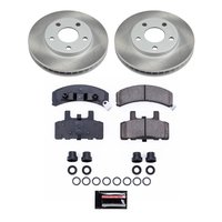 SC3132 Semi-Coated Rotor & Low-Dust Ceramic Brake Pad Kit