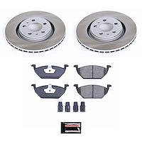 SC5401 Semi-Coated Rotor & Low-Dust Ceramic Brake Pad Kit