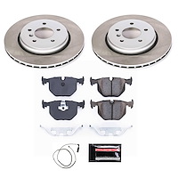 SC5729 Semi-Coated Rotor & Low-Dust Ceramic Brake Pad Kit