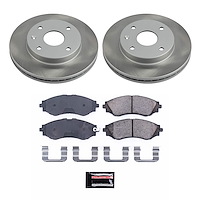 SC5894 Semi-Coated Rotor & Low-Dust Ceramic Brake Pad Kit
