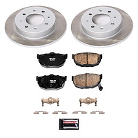 SC5905 Semi-Coated Rotor & Low-Dust Ceramic Brake Pad Kit