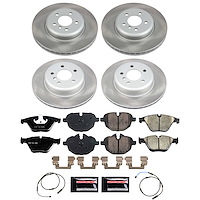 SC6023 Semi-Coated Rotor & Low-Dust Ceramic Brake Pad Kit