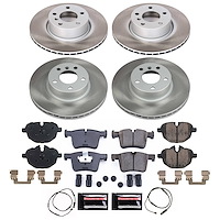 SC6039 Semi-Coated Rotor & Low-Dust Ceramic Brake Pad Kit