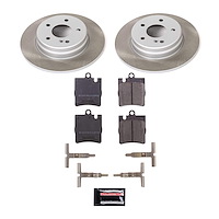 SC620 Semi-Coated Rotor & Low-Dust Ceramic Brake Pad Kit