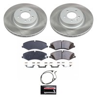 SC6228 Semi-Coated Rotor & Low-Dust Ceramic Brake Pad Kit
