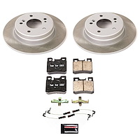 SC6333 Semi-Coated Rotor & Low-Dust Ceramic Brake Pad Kit