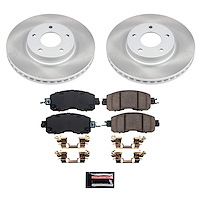 SC6494 Semi-Coated Rotor & Low-Dust Ceramic Brake Pad Kit