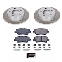 SC6502 Semi-Coated Rotor & Low-Dust Ceramic Brake Pad Kit