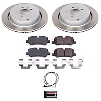 SC6564 Semi-Coated Rotor & Low-Dust Ceramic Brake Pad Kit
