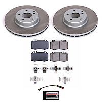 SC6601 Semi-Coated Rotor & Low-Dust Ceramic Brake Pad Kit