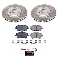 SC6702 Semi-Coated Rotor & Low-Dust Ceramic Brake Pad Kit