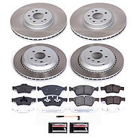 SC6707 Semi-Coated Rotor & Low-Dust Ceramic Brake Pad Kit