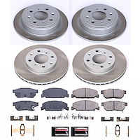 SC700 Semi-Coated Rotor & Low-Dust Ceramic Brake Pad Kit
