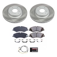 SC7079 Semi-Coated Rotor & Low-Dust Ceramic Brake Pad Kit