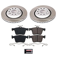 SC7084 Semi-Coated Rotor & Low-Dust Ceramic Brake Pad Kit