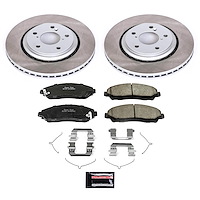 SC7352 Semi-Coated Rotor & Low-Dust Ceramic Brake Pad Kit