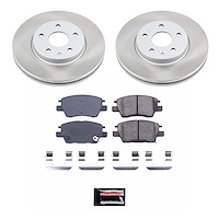 SC7399 Semi-Coated Rotor & Low-Dust Ceramic Brake Pad Kit