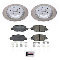 SC7528 Semi-Coated Rotor & Low-Dust Ceramic Brake Pad Kit