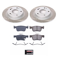 SC7725 Semi-Coated Rotor & Low-Dust Ceramic Brake Pad Kit