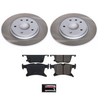 SC7845 Semi-Coated Rotor & Low-Dust Ceramic Brake Pad Kit