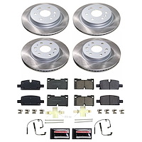 SC8171 Semi-Coated Rotor & Low-Dust Ceramic Brake Pad Kit