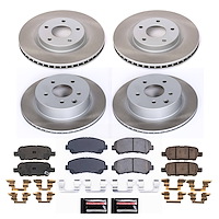 SC8268 Semi-Coated Rotor & Low-Dust Ceramic Brake Pad Kit