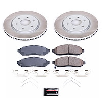 SC8325 Semi-Coated Rotor & Low-Dust Ceramic Brake Pad Kit