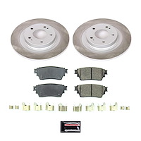 SC8381 Semi-Coated Rotor & Low-Dust Ceramic Brake Pad Kit