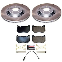 SC8551 Semi-Coated Rotor & Low-Dust Ceramic Brake Pad Kit
