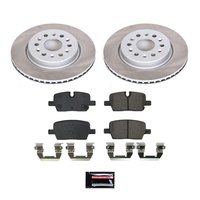 SC8683 Semi-Coated Rotor & Low-Dust Ceramic Brake Pad Kit