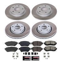 SC8917 Semi-Coated Rotor & Low-Dust Ceramic Brake Pad Kit
