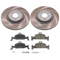 SC9202 Semi-Coated Rotor & Low-Dust Ceramic Brake Pad Kit