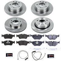 Track Day Spec High-Performance Brake Pad and Rotor Kit for 1992-1999 BMW 318i/318is/323i/323is/325i/325is/328i/328is