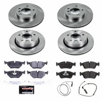 Track Day Spec High-Performance Brake Pad and Rotor Kit for 1999-2000 BMW 323Ci/323i