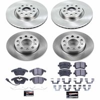 Track Day Spec High-Performance Brake Pad and Rotor Kit for 2006-2010 Volkswagen Jetta
