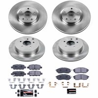 Track Day Spec High-Performance Brake Pad and Rotor Kit for 2011-2013 INFINITI M37/M56/M35h